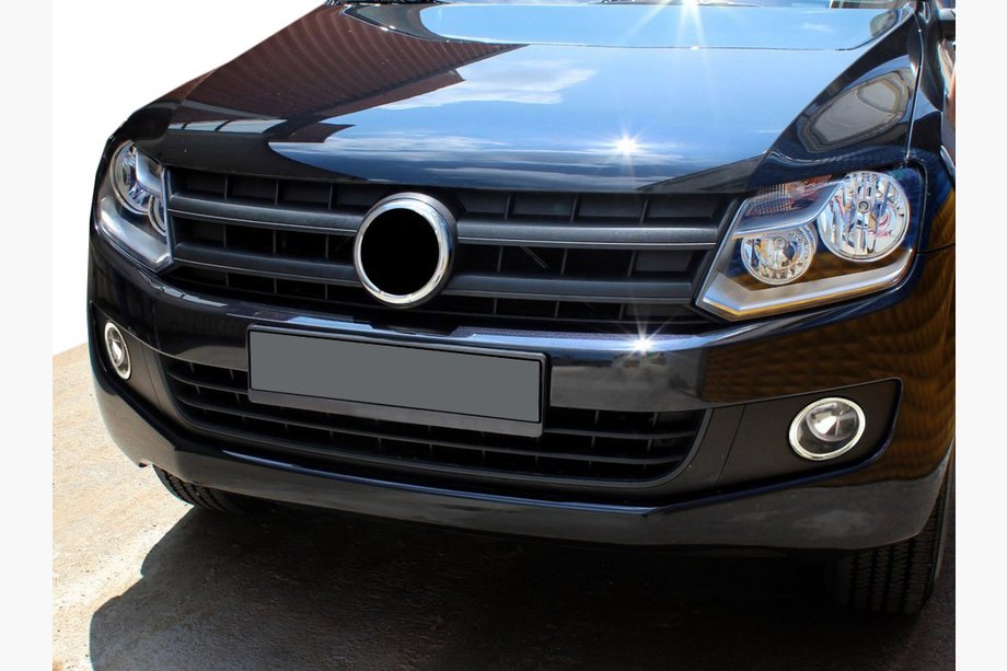 Volkswagen Amarok 2010-2022 Fog light covers 2010-2012 (2 pcs, stainless steel) Photo 1