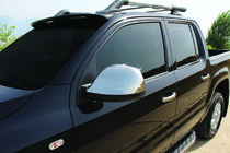 Volkswagen Amarok 2010-2022 Mirror Covers (2 pcs, Stainless Steel) photo 1