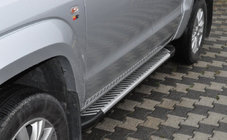 Volkswagen Amarok 2010-2022 Side Steps Line (2 pcs, Aluminum) photo 1