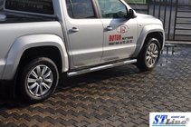 Volkswagen Amarok 2010-2022 Side Bars (2 pcs, Stainless Steel) photo 3