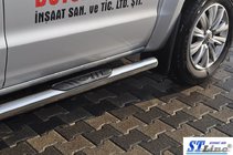 Volkswagen Amarok 2010-2022 Side Bars (2 pcs, Stainless Steel) photo 4