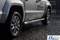 Volkswagen Amarok 2010-2022 Side Bars (2 pcs, Stainless Steel) photo 5