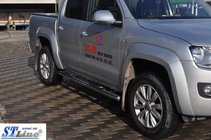 Volkswagen Amarok 2010-2022 Side Bars (2 pcs, Stainless Steel) photo 7