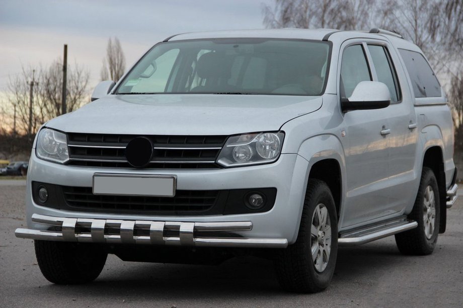Volkswagen Amarok 2010-2022 Front Bar ST015 (Stainless Steel) Image