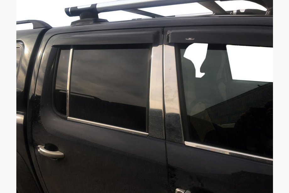 Volkswagen Amarok 2010-2022 Stainless Steel Door Pillar Trim (6 pcs) Image