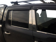 Volkswagen Amarok 2010-2022 Stainless Steel Door Pillar Trim (6 pcs) photo 1