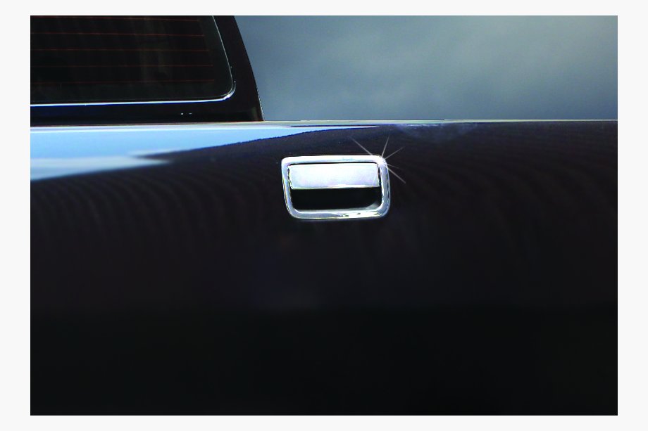 Volkswagen Amarok 2010-2022 Trunk Handle Cover Stainless Steel Carmos - Turkish Stainless Steel Image