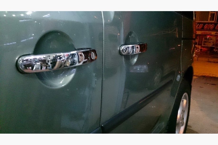 Volkswagen Caddy 2010-2015 Stainless Steel Door Handle Covers Photo 5