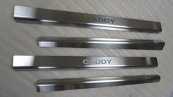Volkswagen Caddy 2004-2010 Door Sill Covers Natanika Standard (4 pcs, Stainless Steel) photo 2
