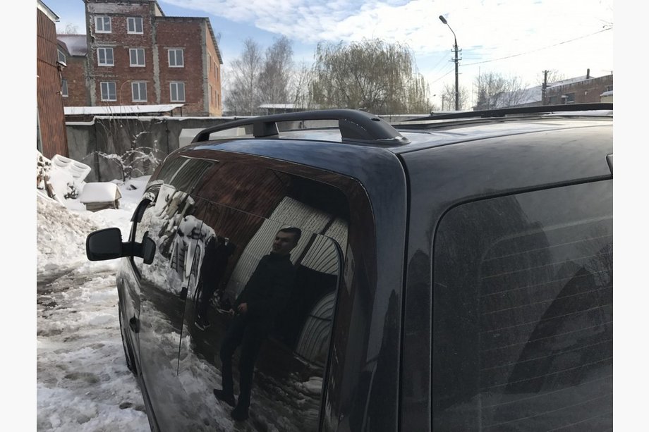 Volkswagen Caddy 2010-2015 Roof Rails Skyport BLACK Photo 5