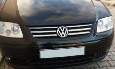 Volkswagen Caddy 2004-2010 Chrome Grille Covers Life (6 pcs, Stainless Steel) photo 1