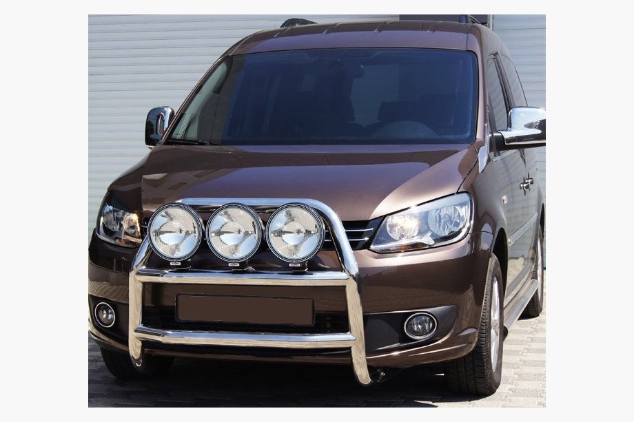 Volkswagen Caddy 2010-2015 Bull Bar WT016 (60 mm, Stainless Steel) Image