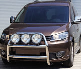 Volkswagen Caddy 2010-2015 Bull Bar WT016 (60 mm, Stainless Steel) photo 1