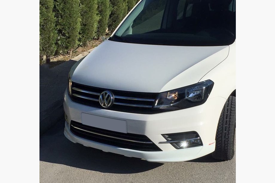 Volkswagen Caddy 2015-2020 Front bumper lip (primed for painting) Image