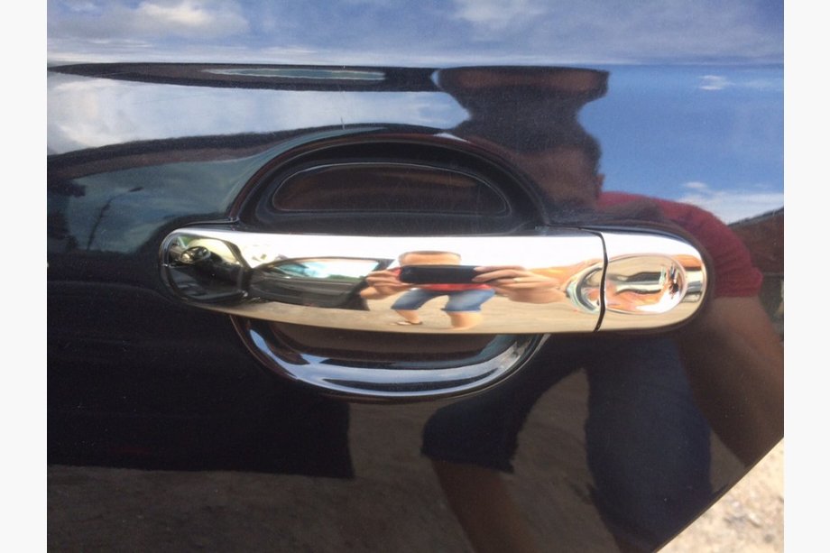Volkswagen Golf Plus 2004-2014 Chrome Door Handle Covers (4 pcs, Stainless Steel) Photo 4