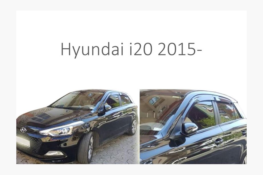 Hyundai I-20 2014-2020 Window Deflectors (4 pcs, Perflex) Image