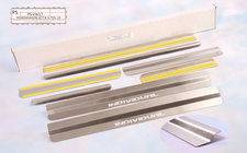 Volkswagen Jetta 2006-2011 Door Sill Protectors Nataniko (8 pcs, Stainless Steel) photo 2