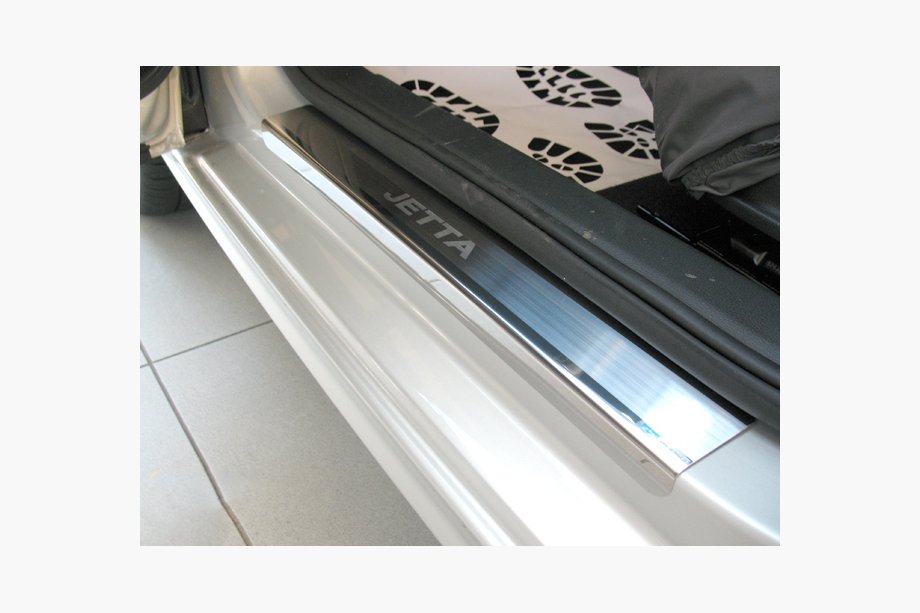 Volkswagen Jetta 2011-2018 Door Sill Covers Nataniko (4 pcs, Stainless Steel) Image
