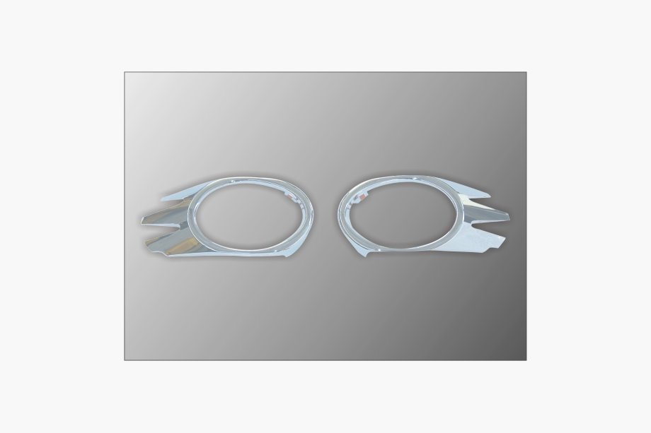 Volkswagen Passat B6 2006-2012 Fog Light Covers (ABS, Chrome) Image
