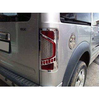Chrome Tail Light Covers Version No.1 (2 pcs, plastic) photo 1