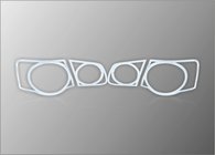 Volkswagen Jetta 2006-2011 Chrome Tail Light Covers (2 pcs, plastic) photo 1