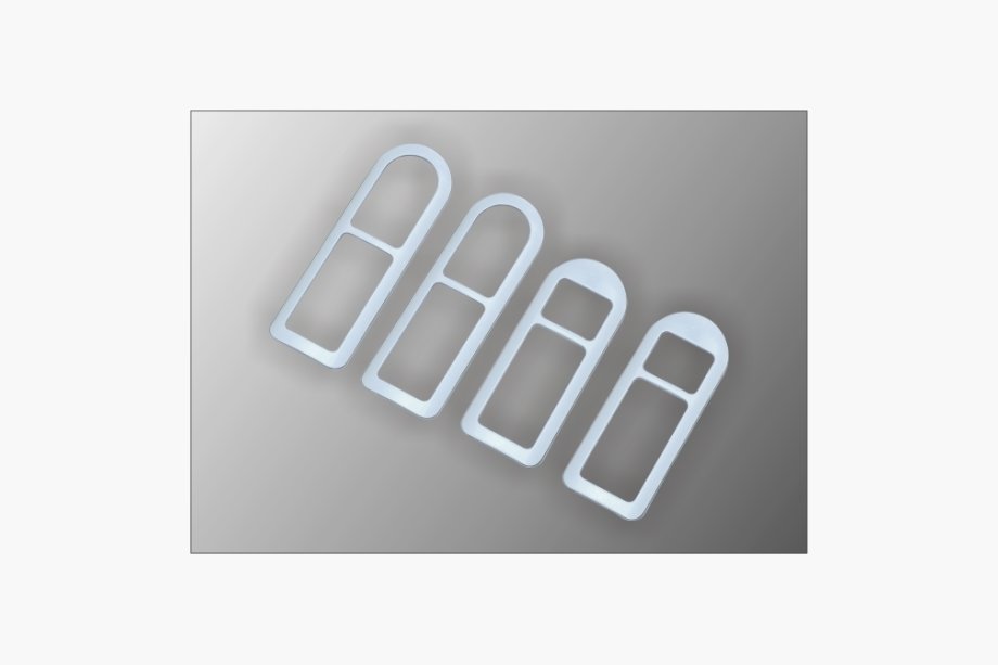 Volkswagen Passat B5 1997-2005 Interior Door Handle Covers (4 pcs, Wood Grain) Image
