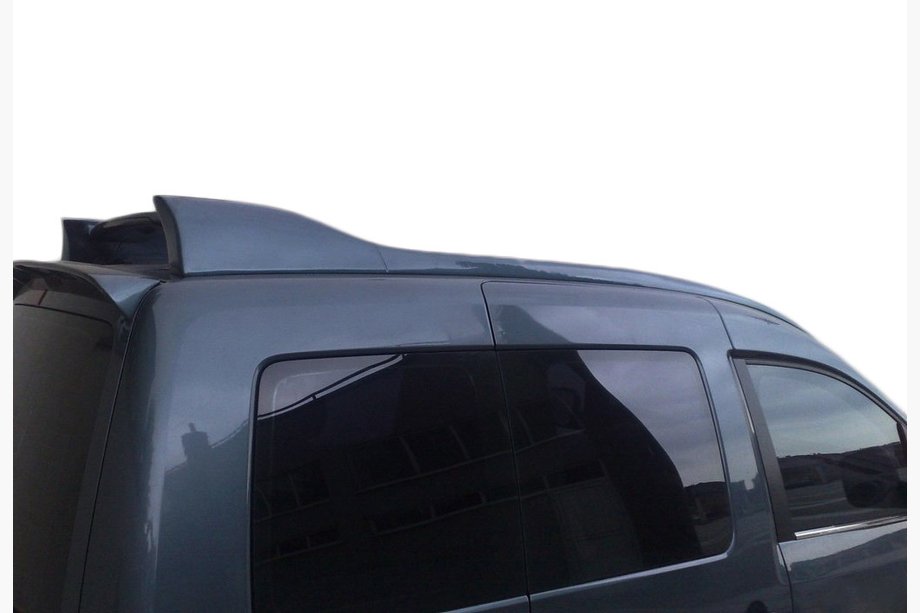 Volkswagen Caddy 2004-2010 Roof rails with spoiler HRV-type (primed for painting) Image