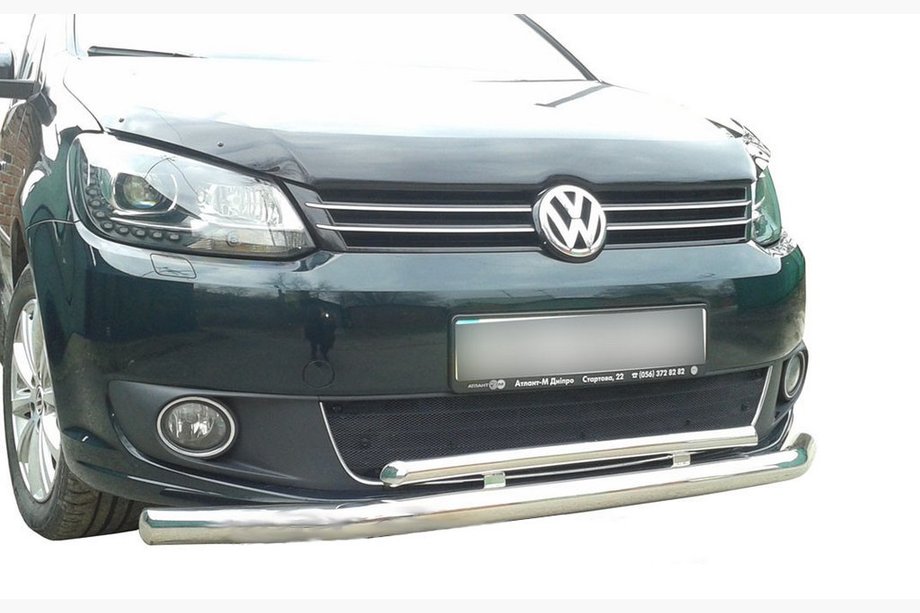 Volkswagen Caddy 2010-2015 Front Double Tube Bar 70/48mm Stainless Steel Image