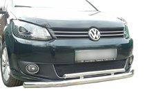 Volkswagen Caddy 2010-2015 Front Double Tube Bar 70/48mm Stainless Steel photo 1