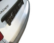 Volkswagen Caddy 2004-2010 Rear bumper protector straight stainless steel (Nataniko) photo 1
