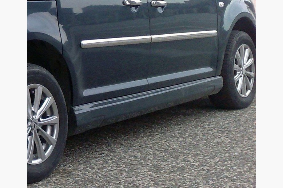 Volkswagen Caddy 2004-2010 Side Skirts Duo-Model (primed for painting) Image