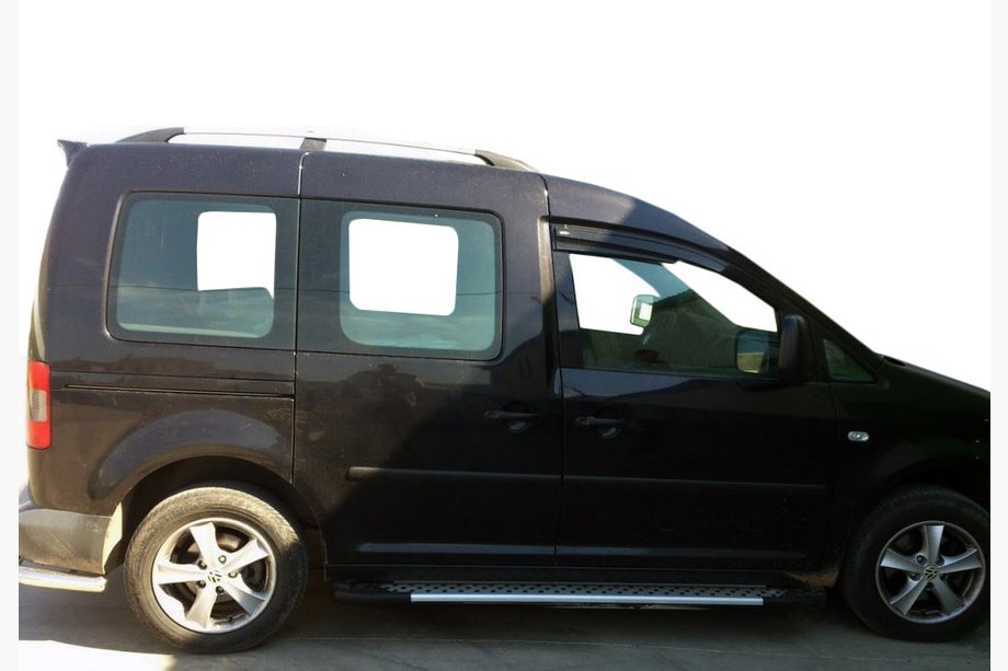 Volkswagen Caddy 2010-2015 Side Steps X5-Type (2 pcs, Aluminum) Image