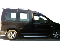 Volkswagen Caddy 2010-2015 Side Steps X5-Type (2 pcs, Aluminum) photo 1