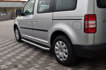 Volkswagen Caddy 2004-2010 Side Steps Fullmond (2 pcs, aluminum) Maxi Wheelbase photo 1