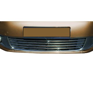 Front bumper protector trims Comfort (5 pcs, stainless steel) Volkswagen Caddy 2010-2015 photo 1
