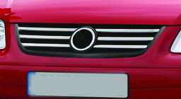 Volkswagen Caddy 2004-2010 Chrome Grille Covers Life (6 pcs, Stainless Steel) photo 3