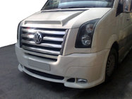 Volkswagen Crafter 2006-2016 Front bumper lip with 2 headlight cutouts (primed for painting) photo 2