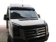 Volkswagen Crafter 2006-2016 Windshield visor on frame V1 (black gloss, 5mm) photo 1