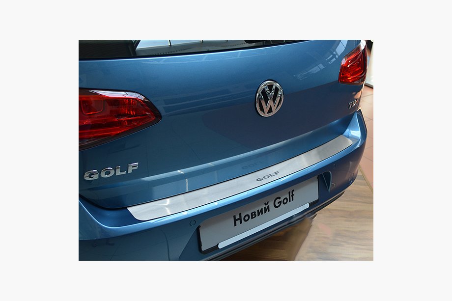 Volkswagen Golf 7/E-Golf 2012-2020 Rear bumper protector Nataniko (stainless steel) Image