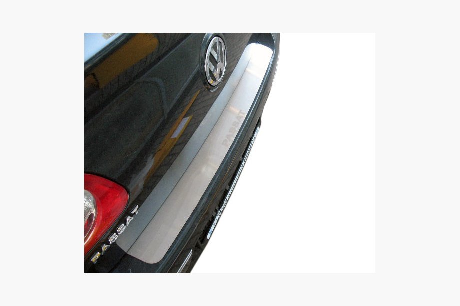 Volkswagen Passat B6 2006-2012 Rear bumper protector Nataniko (stainless steel) Estate Image