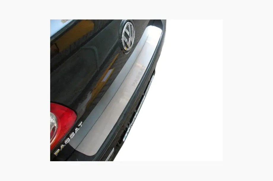 Volkswagen Passat B6 2006-2012 Rear bumper protector Nataniko (stainless steel) Image