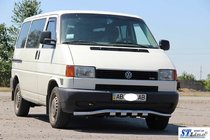 Volkswagen T4 Caravelle/Multivan 1990–2003 Front bumper guard with grille ST010 (stainless steel) photo 4
