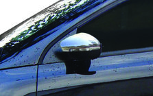 Volkswagen Scirocco 2008-2017 Mirror Covers (2 pcs, Stainless Steel) OmsaLine - Italian Stainless Steel photo 1