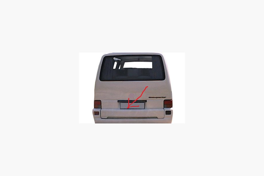 Volkswagen T4 Caravelle/Multivan 1990–2003 Rear trunk lid cover (primed for painting) Image