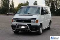 Volkswagen T4 Caravelle/Multivan 1990–2003 Bull Bar WT003 Plus-1 (Stainless Steel) photo 2