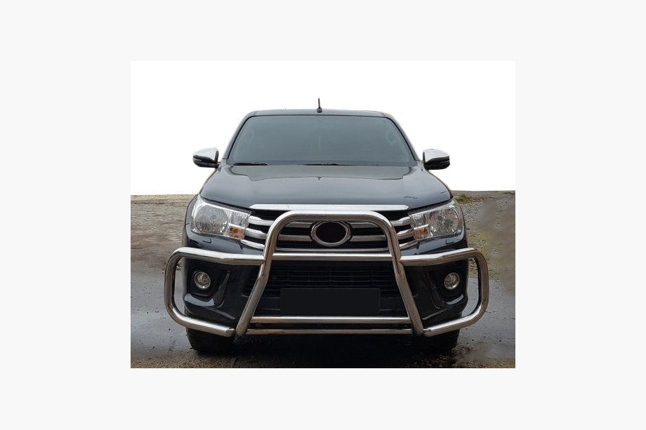 Toyota Hilux 2015- Front Bull Bar F1-58 (Stainless Steel) Image