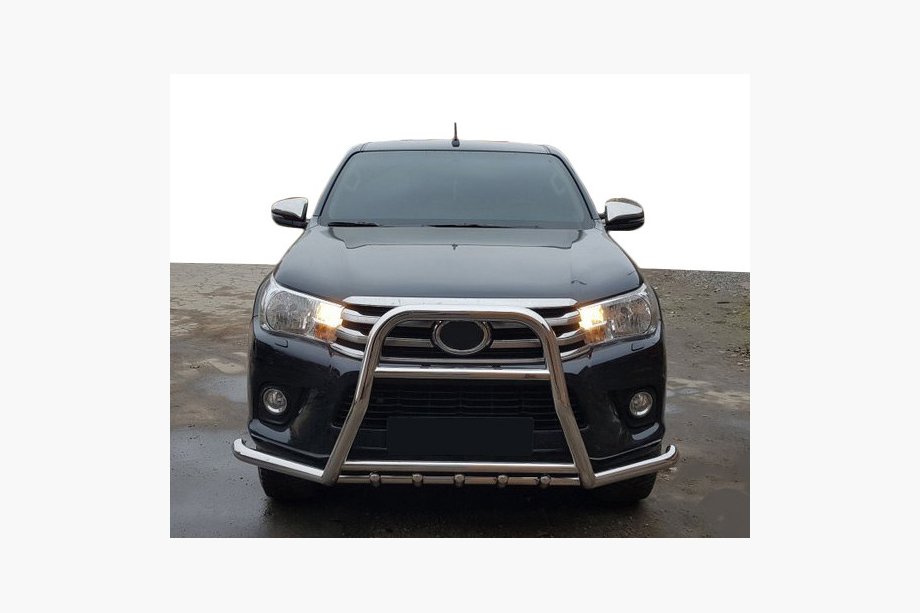 Toyota Hilux 2015- Front Bull Bar F1-59 (Stainless Steel) Image