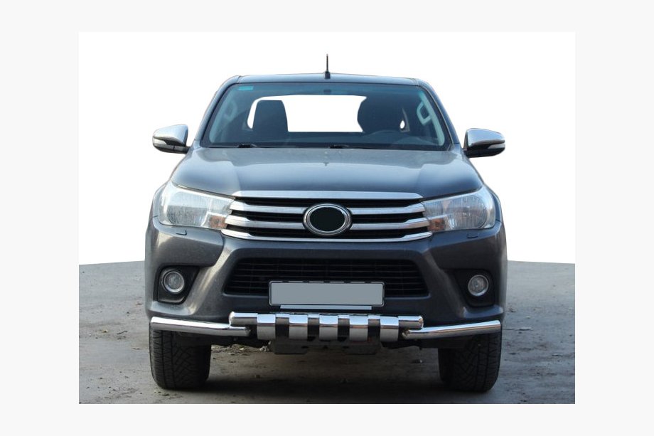 Toyota Hilux 2015- Front Bull Bar F3-34 (Stainless Steel) Image