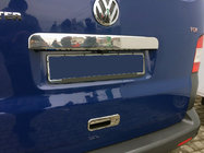 Volkswagen T5 Multivan 2003–2010 Stainless Steel Rear Tailgate Trim Above License Plate photo 1