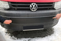 Volkswagen T5 2010-2015 Winter cover for lower grille glossy photo 2